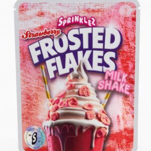 “Sprinklez Strawberry Frosted Flakes Milkshake edible product”