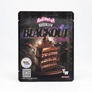 “Blackout Cake Sprinklez cannabis edible”