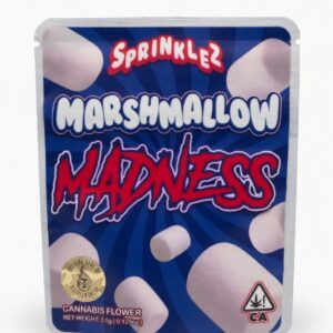 “Madness Marshmallow Sprinklez cannabis edible”