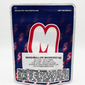 “Madness Marshmallow Sprinklez cannabis edible”