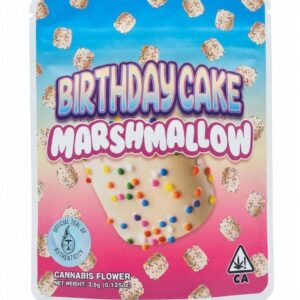 “Birthday Cake Marshmallow Sprinklez cannabis edible”