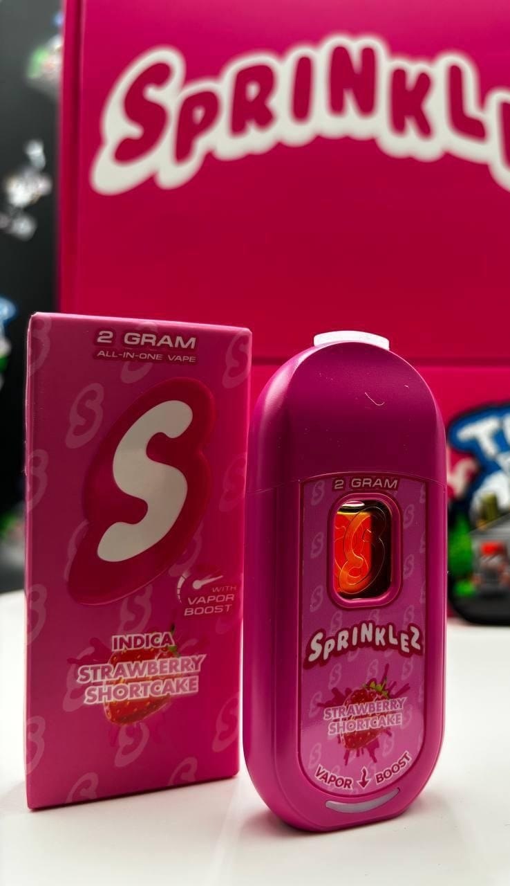 “Strawberry Shortcake THC vape Sprinklez disposable” (2) “Strawberry Shortcake THC vape Sprinklez disposable”