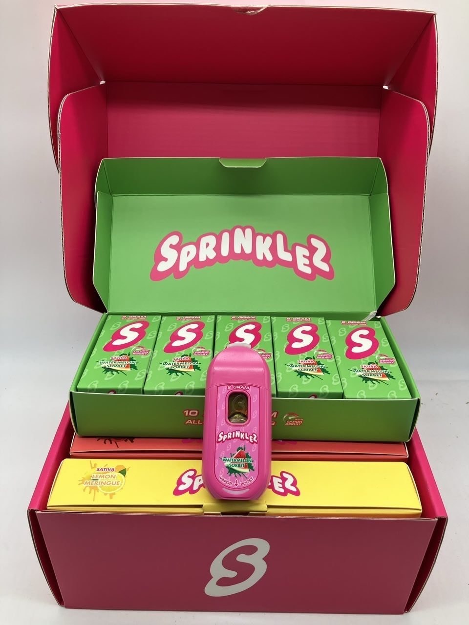 “Watermelon Sorbet THC vape Sprinklez disposable” (1) “Watermelon Sorbet THC vape Sprinklez disposable”