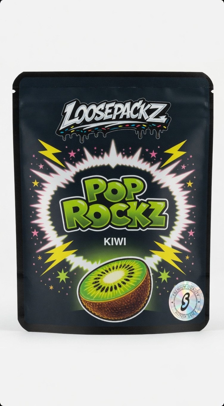 “Pop Rockz Kiwi Sprinklez cannabis edible” (2) “Pop Rockz Kiwi Sprinklez cannabis edible”