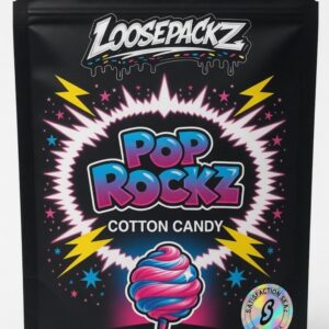 “Pop Rockz Candy Cotton Sprinklez cannabis edible”