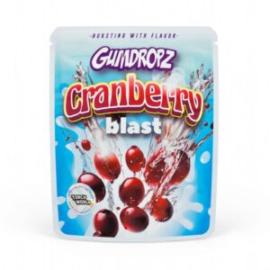 “Cranberry Blast Gumdropz Sprinklez cannabis edible”