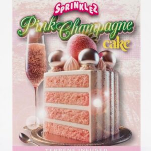 “Pink Champagne Cake Sprinklez cannabis edible”